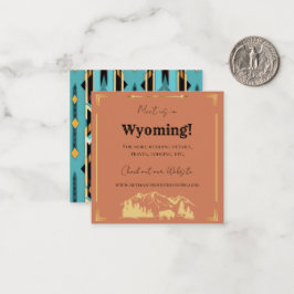 Tatanka BisonYellowstone Ranch Wedding Detail Card Mitteilungskarte