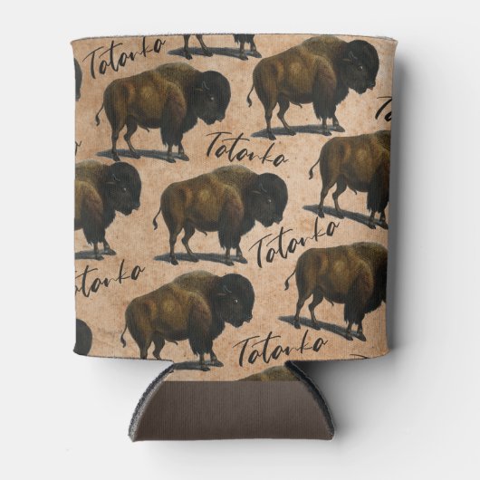 Tatanka Buffalo Bison Western Can Cooler Dosenkühler (Vorderseite)