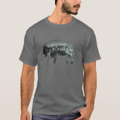 Tatanka Büffel-Bison-Natur-Landschaft T-Shirt (Vorderseite)