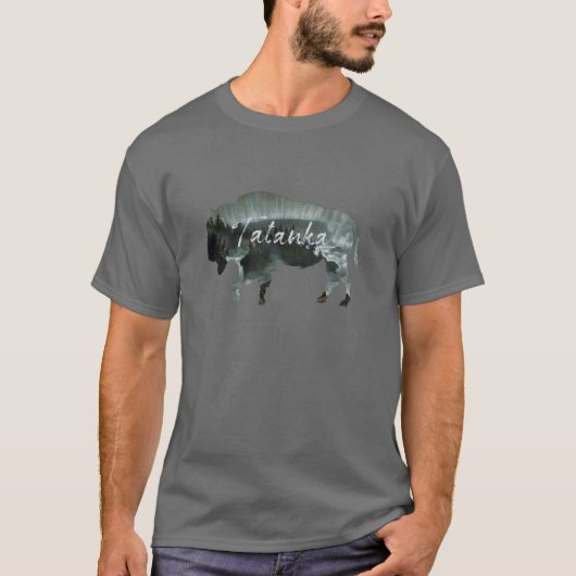 Tatanka Büffel-Bison-Natur-Landschaft T-Shirt (Vorderseite)