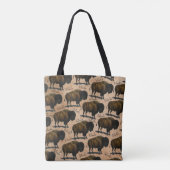 Tatanka Büffel-Bison-Western-Taschen-Tasche Tasche (Rückseite)