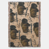 Tatanka Büffel-Bison-Western-WohngestaltungThrow Decke (Vorderseite Vertikal)