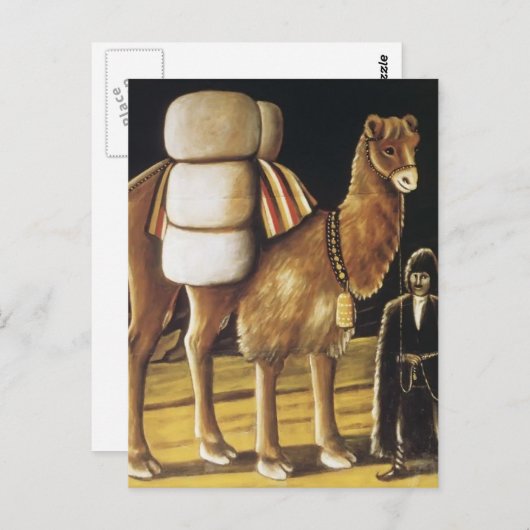 Tatar Camel Driver von Niko Pirosmani Postkarte (Vorne/Hinten)