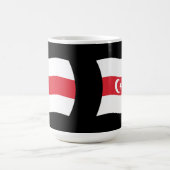 Tataren der belarussischen Fahne-Tasse Kaffeetasse (Mittel)