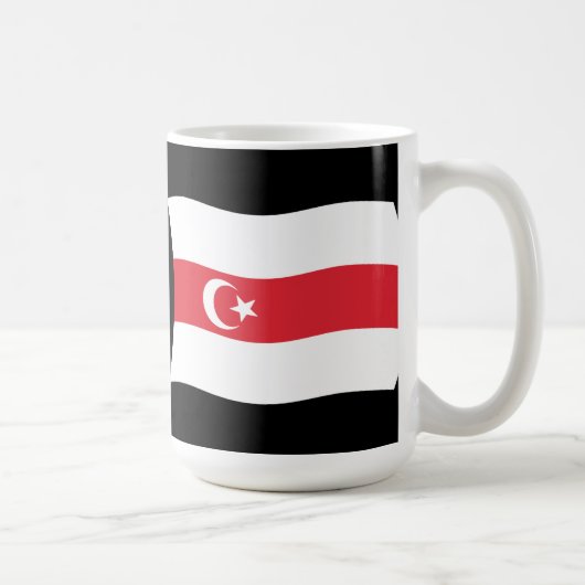 Tataren der belarussischen Fahne-Tasse Kaffeetasse (Rechts)