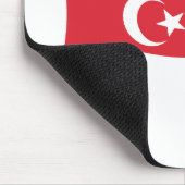Tataren der weißrussischen Flagge Mousepad (Ecke)