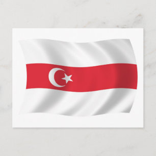 Tataren von Belarus Flagge Postkarte