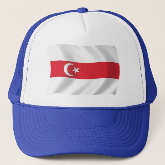 Tataren von Weißrussland-Flaggenhut Truckerkappe (Vorderseite)