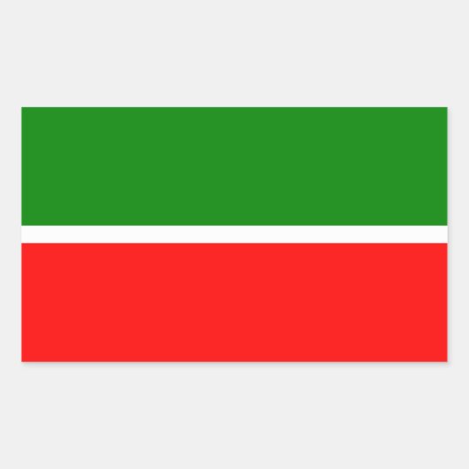 Tatarstan Rechteckiger Aufkleber (Vorderseite)