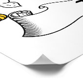 Tate Familienwappen Poster (Ecke)