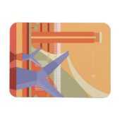 Tate Gallery und Millennium Bridge Magnet (Horizontal)