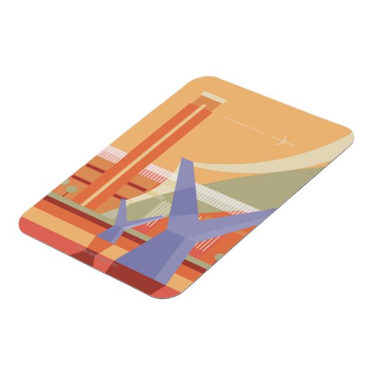 Tate Gallery und Millennium Bridge Magnet (Linke Seite)