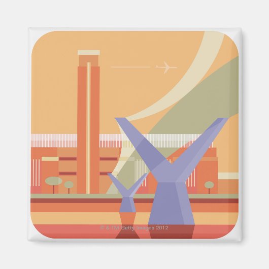 Tate Gallery und Millennium Bridge Magnet (Vorne)