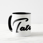 Tate-Logo-Tasse | Andrew Tate Coffee Tasse (Vorderseite Links)