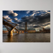 Tate Modern und Millennium Bridge Poster (Vorne)