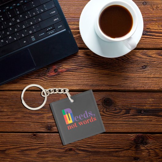 Taten, die keine Wortwahl enthalten, zitieren schw Schlüsselanhänger