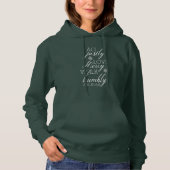 Taten-gerecht Liebe-Gnaden-Weg bescheiden Hoodie (Vorderseite)