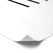Taten machen den Mann Poster (Ecke)