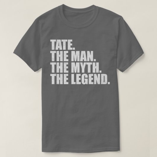 TateName Tate Vorname T-Shirt (Design vorne)