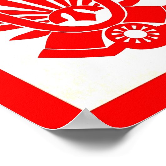 Tatenokai Flag, Yukio Mishima Poster (Ecke)