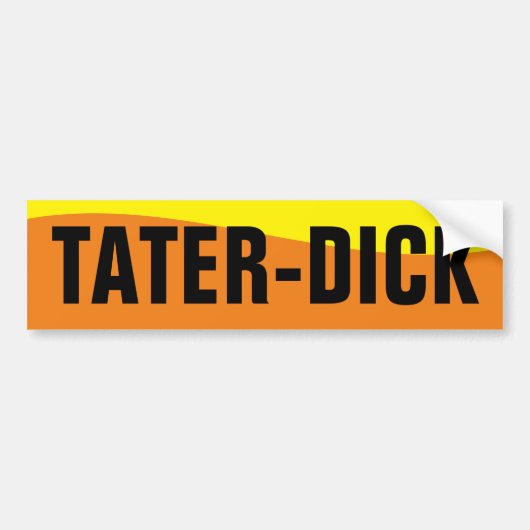 TATER DICK AUTOAUFKLEBER (Vorne)
