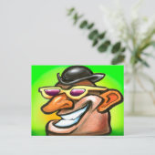 Tater Head Postkarte (Stehend Vorderseite)