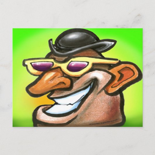 Tater Head Postkarte (Vorderseite)