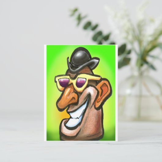 Tater Head Postkarte (Stehend Vorderseite)