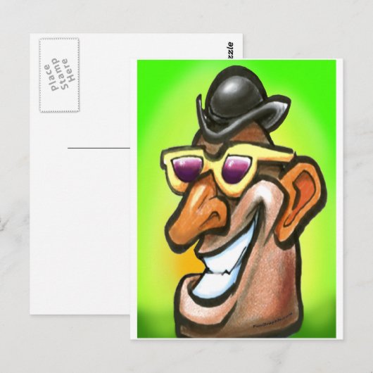 Tater Head Postkarte (Vorne/Hinten)