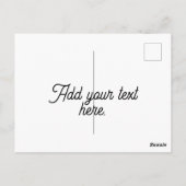 Tater Postkarte (Rückseite)