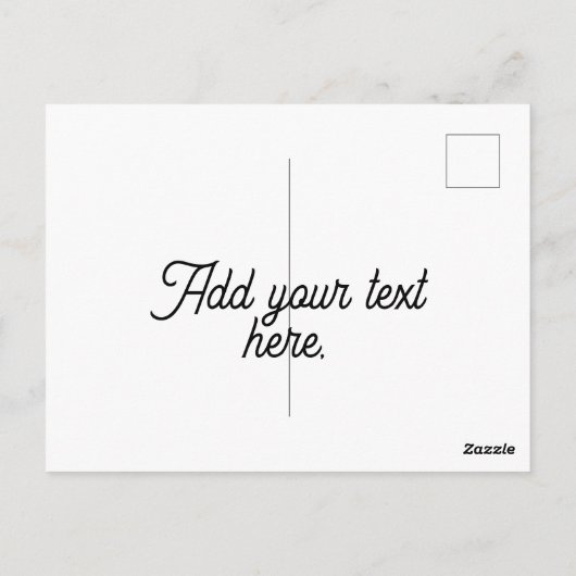 Tater Postkarte (Rückseite)