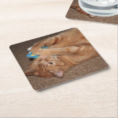 Tater Rechteckiger Pappuntersetzer (angewinkelt)