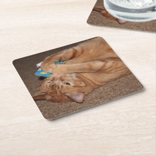 Tater Rechteckiger Pappuntersetzer (angewinkelt)