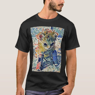 Tater Tot Cat Malerei Matisse inspiriert T-Shirt