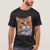 Tater Tot Orange Cat - weich gestrichen T-Shirt (Vorderseite)