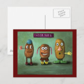 Tater Tots Postkarte (Vorne/Hinten)