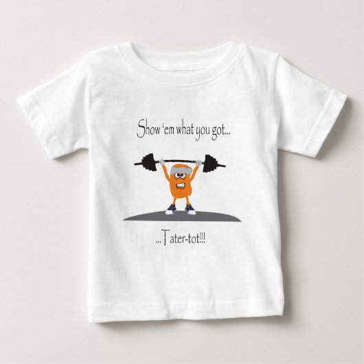 Tater-Tuff-Knirps Baby T-shirt (Vorderseite)