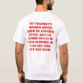 Täter-Vater-Shirt T-Shirt (Rückseite)