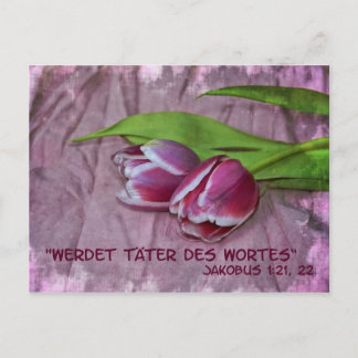 Täter Wortes Postkarte