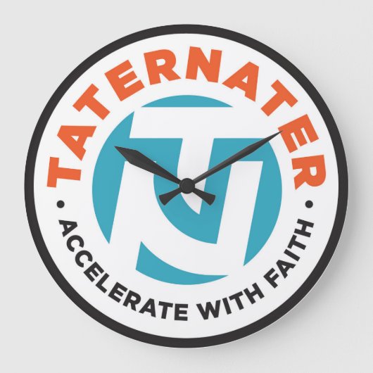 TATERNATER CLOCK GROßE WANDUHR (Vorderseite)