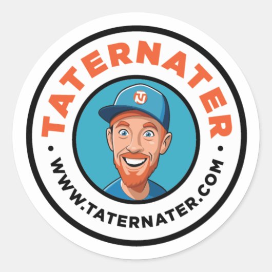 TATERNATER-STICKER 1 RUNDER AUFKLEBER (Vorderseite)