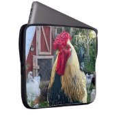 TaterPie der Rooster-Laptop-Sieb Laptopschutzhülle (Vorne Rechts)