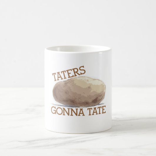 Taters, das zu Tate geht Kaffeetasse (Mittel)