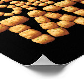 Taters Gonna Tate Funny Potato Tater Tot Feinschme Poster (Ecke)
