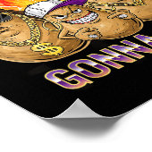 Taters Gonna Tate Funny Tato Gangster Spud Lover B Poster (Ecke)