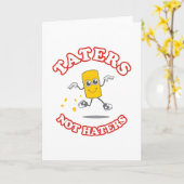 Taters nicht Hasser Karte (Gelbe Blume)
