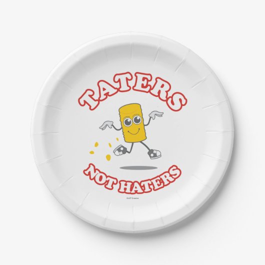 Taters nicht hasst pappteller (Vorderseite)