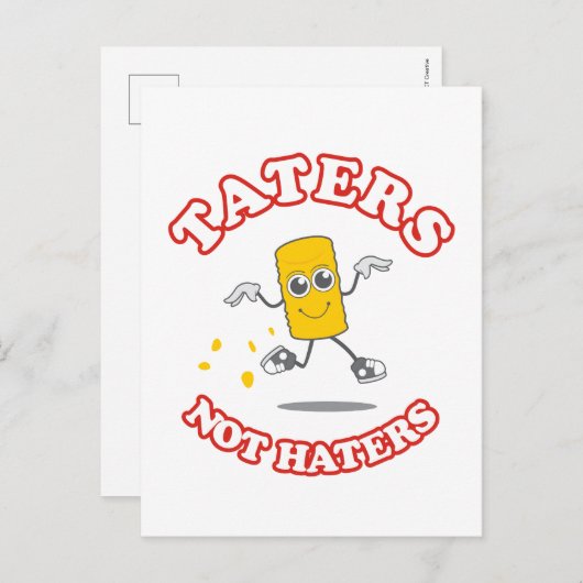 Taters nicht hasst postkarte (Vorne/Hinten)