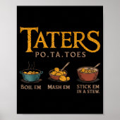 Taters -ta-toes  poster (Vorne)