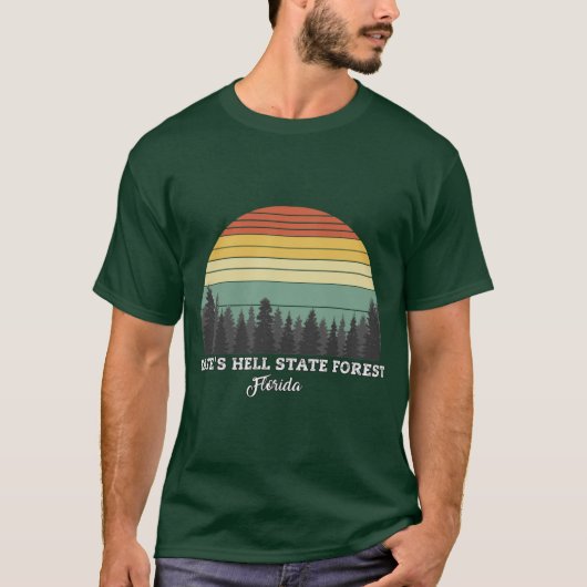 Tates Hell State Forest Florida T-Shirt (Vorderseite)